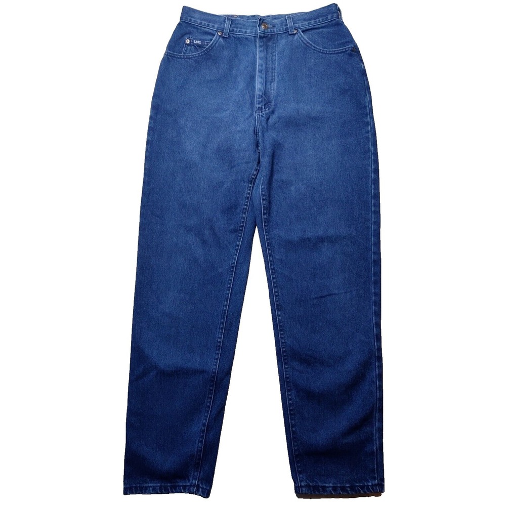 VTG LEE Women Size 12M‎ Cotton Denim Blue Jeans Made In USA EUC